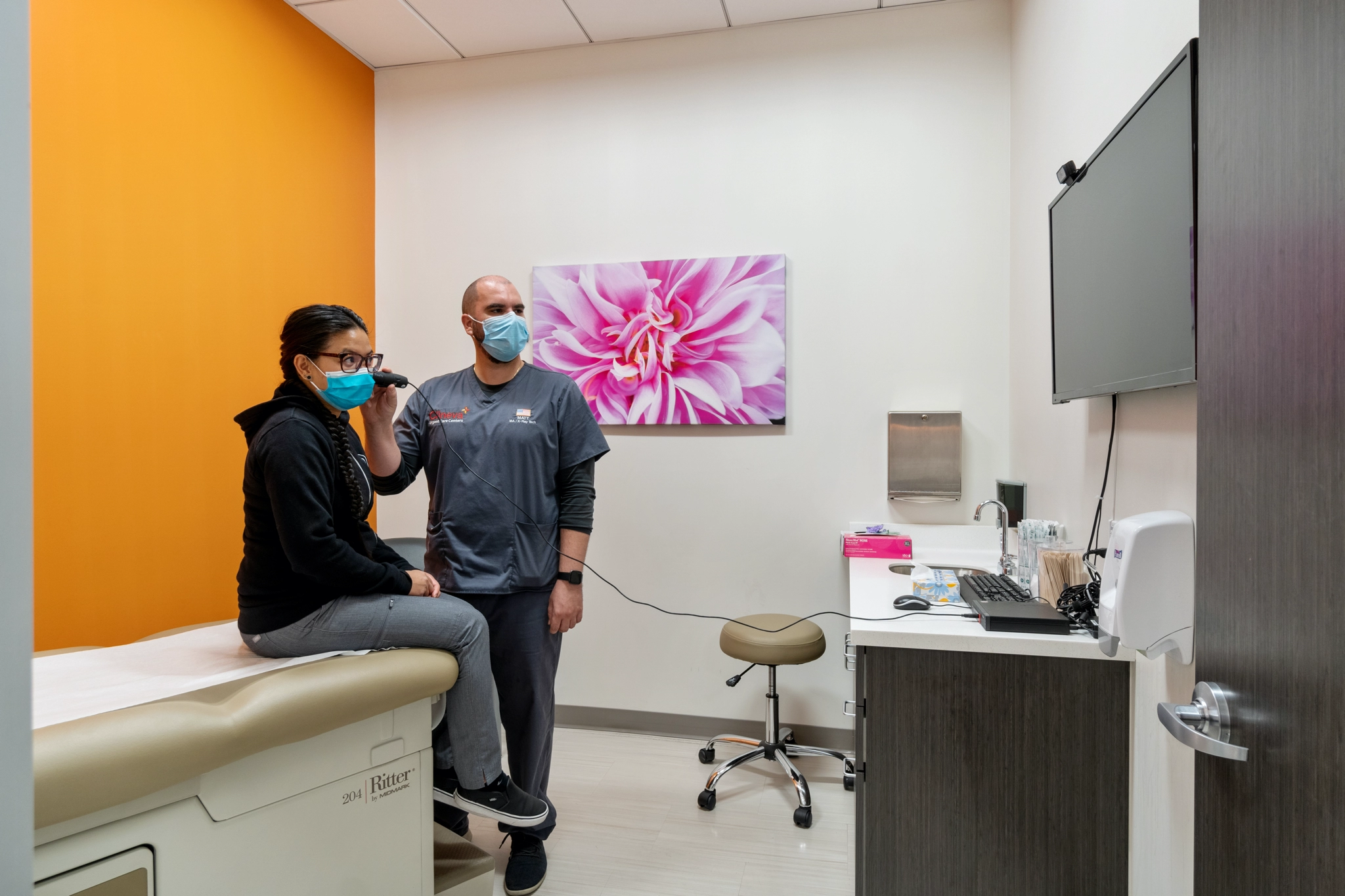 Clineva clinic prepared for an in-person patient visit